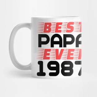 T-shirt Best papa 1987 Mug